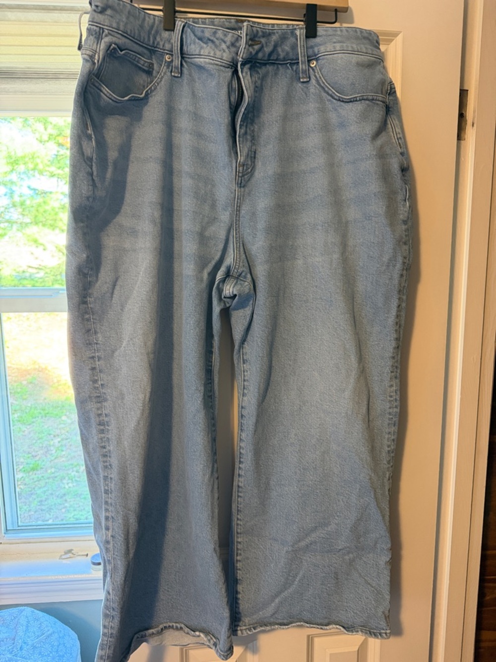 J. Crew Light Wash Wide Leg Jeans
